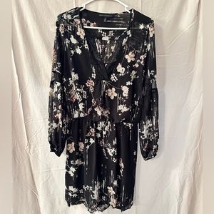 Long-Sleeve A-Line Shirtdress